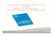 Guía a la redacción en el estilo APA, 6ta edición Universidad de 