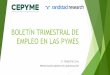 Presentación del Boletín Trimestral de Empleo en las Pymes
