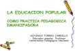 La Educación Popular como práctica pedagógica emancipadora. III 