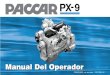 PACCAR PX-9 Operator Manual (Spanish)