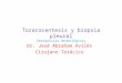 Toracocentesis y biopsia pleural