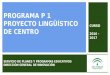 Presentación del programa p 1 plc- Inmaculada Santos