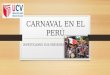Carnaval en el perú