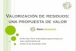"Valorización de residuos: una propuesta de valor", por Emilio Díaz - GIESA Agroenergía S.L