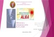 Diferencias y semenjanzas entre ALCA y ALBA