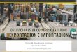 Operaciones de comercio exterior: exportación e importación