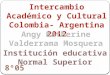 Intercambio academico y cultural Colombia- Argentina