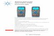 Guía de inicio rápido Multímetro digital portátil Agilent U1251A y 