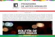 Programa de Artes Visuales Boletín #4
