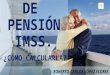 Cálculo de pensión IMSS