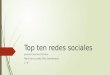 Top ten redes sociales