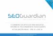 SEOGuardian - Artículos para Mascotas España - Actualización