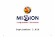 Presentación Corporativa Mission Septiembre 2016