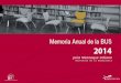 Resumen Memoria de la Biblioteca de la Universidad de Sevilla 2014