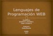 Lenguajes de programación web