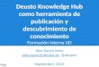 Deusto Knowledge Hub como herramienta de publicación y descubrimiento de conocimiento