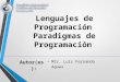 Lenguajes de programaci³n: Paradigmas de Programaci³n