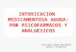 Psicofarmacos  analgésicos 2012