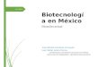 Biotecnología en México