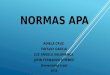 NORMAS APA CITAS Y REFERENCIAS