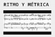 Teoria Musical: Ritmo y métrica