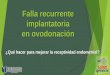 Falla Repetida Implantatoria (FRI)