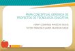 Mapa conceptual gerencia de proyectos de tecnologia educativa leonardo