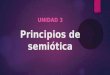 Unidad 3 - Principios de semiótica