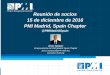 Reunión de socios pmi madrid spain chapter   15-diciembre-2016