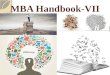 MBA Handbook VII