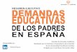 Estudio de las demandas educativas de los padres en España
