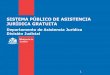 Sistema Público de Asistencia Jurídica Gratuita / Ministerio de Justicia (Chile)