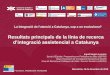 Resultats principals de la línia de recerca d'integració assistencial a Catalunya