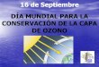 Dia internacional de protección de la capa de ozono. IES Asta Regia. Jerez
