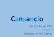 Serie fotográfica: Cansancio