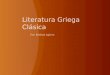 Literatura griega clásica