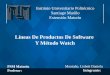 Líneas de productos de software y metodo watch