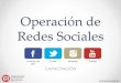 Operación redes sociales