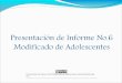 ENJ-100 Presentación de Informe No.6 Modificado de Adolescentes - Taller Requerimientos Administrativos y Seguimiento de Casos de la Defensa Pública
