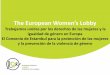 The European Women’s Lobby - Seminario sobre género y cohesión social / Carmen Martínez