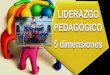 Las dimensiones del liderazgo pedagogico  ccesa007