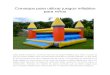 Aventura | Consejos para utilizar juegos inflables para niños