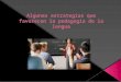 Algunas etrategias empleadas en la pedagogía de la lengua española
