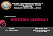Ginecología historia clínica i