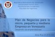Plan de negocios para las MIPyMEs en Venezuela