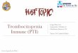 Hot topics trombocitopenia inmune