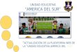 ACTUALIZACION DE LA PLATAFORMA WEB DE LA UNIDAD EDUCATIVA AMERICA DEL SUR