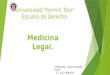 Asignacion de medicina legal. temas,3, 4, 5 y 7