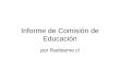 Informe De ComisióN De EducacióN
