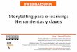 Presentación seminario virtual sobre Storytelling (#webinarsunia)